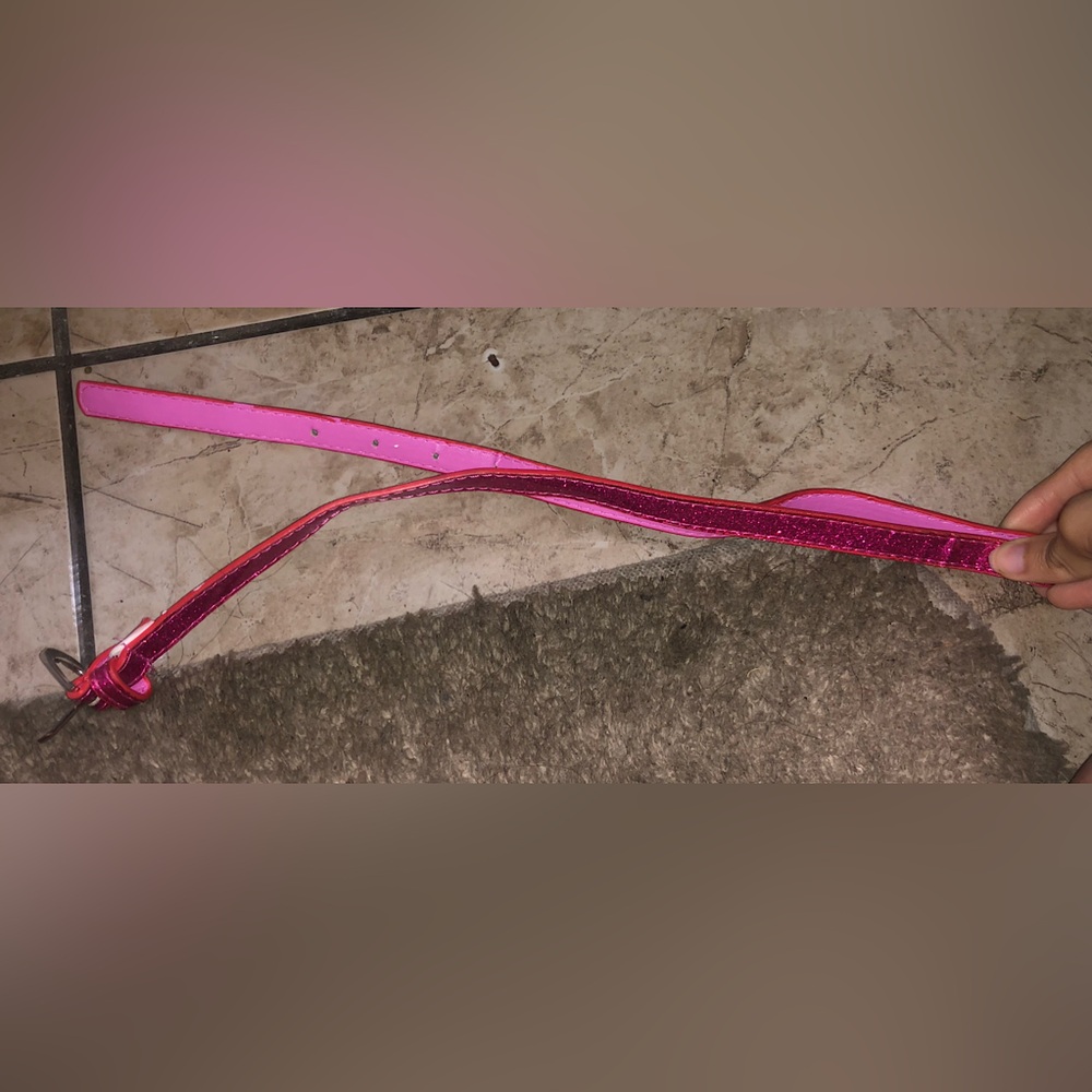 Sparkly Pink Kids Belt